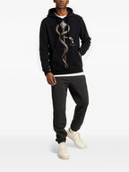 FesFas snake-print Hoodie | Black