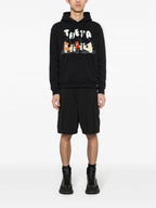 FesFas teddy bear-print Hoodie | Black