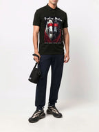 FesFas horses-print Polo Shirt | Black