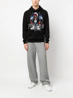 FesFas monster-print Hoodie | Black | Unisex