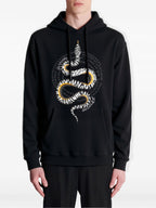 FesFas snake-print Hoodie | Black