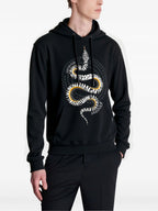 FesFas snake-print Hoodie | Black
