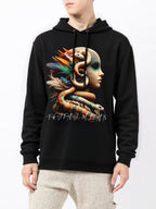 FesFas snake-print Hoodie | Black