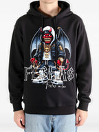 FesFas monster-print Hoodie | Black | Unisex