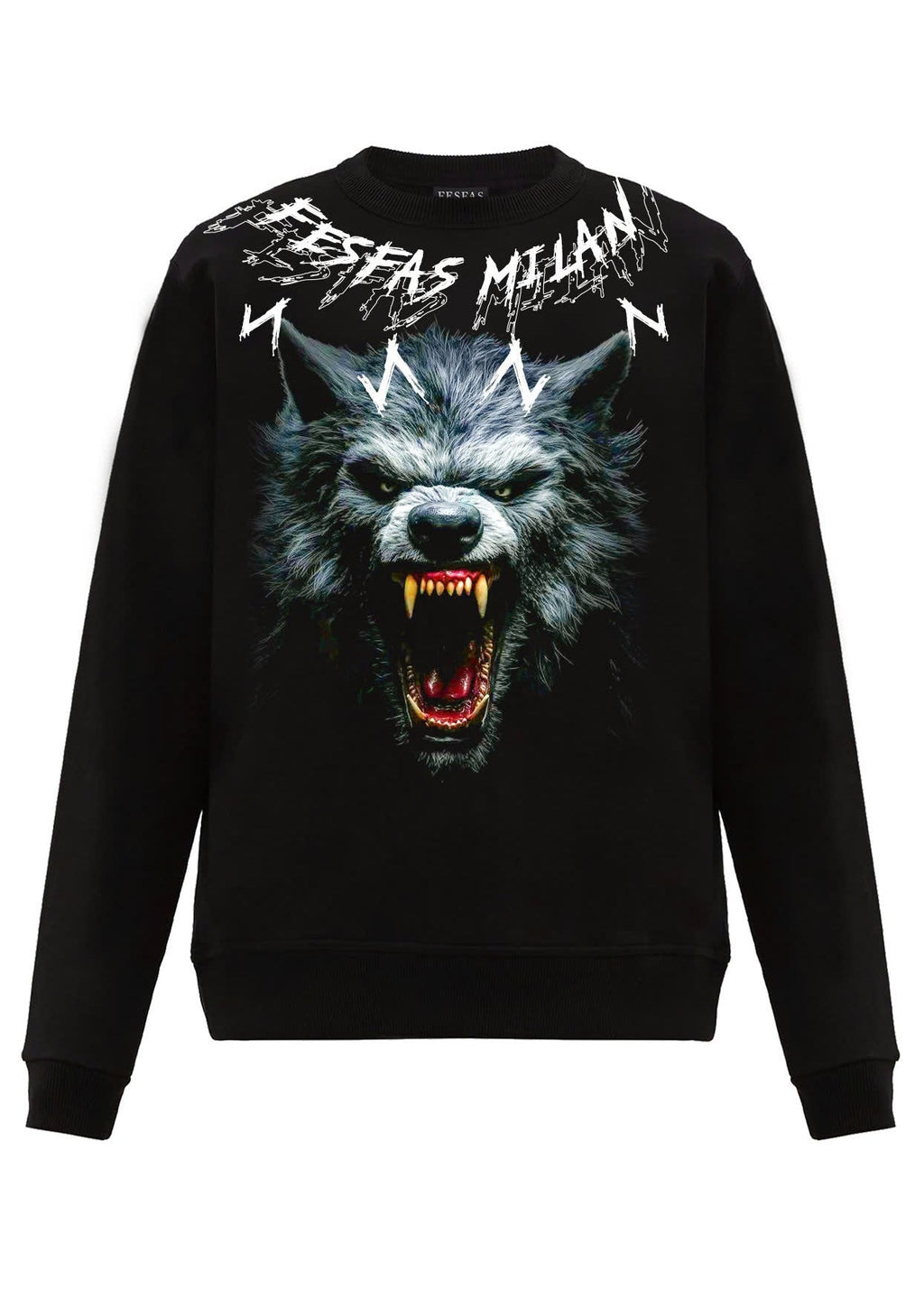 FesFas hyena-print Sweatshirt | Black