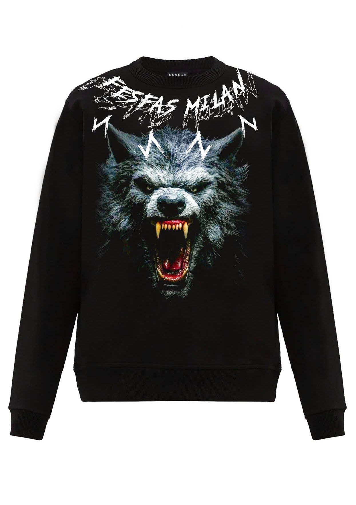 FesFas hyena-print Sweatshirt | Black