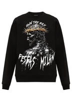 FesFas graphic-print Sweatshirt | Black