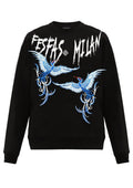 FesFas phoenix-print Sweatshirt | Black