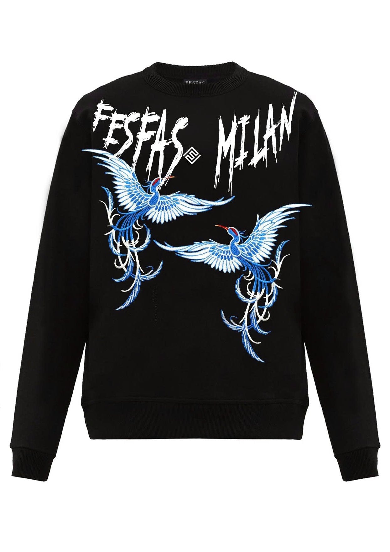 FesFas phoenix-print Sweatshirt | Black