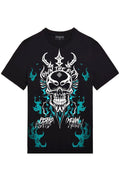 FesFas skull-print T-shirt | Black