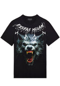 FesFas alpha wolf-print T-shirt | Black