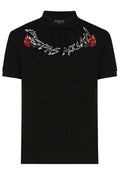 FesFas graphic-print Polo Shirt | Black