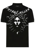 FesFas medusa-print Polo Shirt | Black