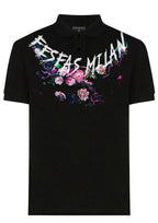 FesFas flowers-print Polo Shirt | Black