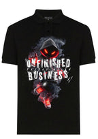 FesFas mystic-print Polo Shirt | Black