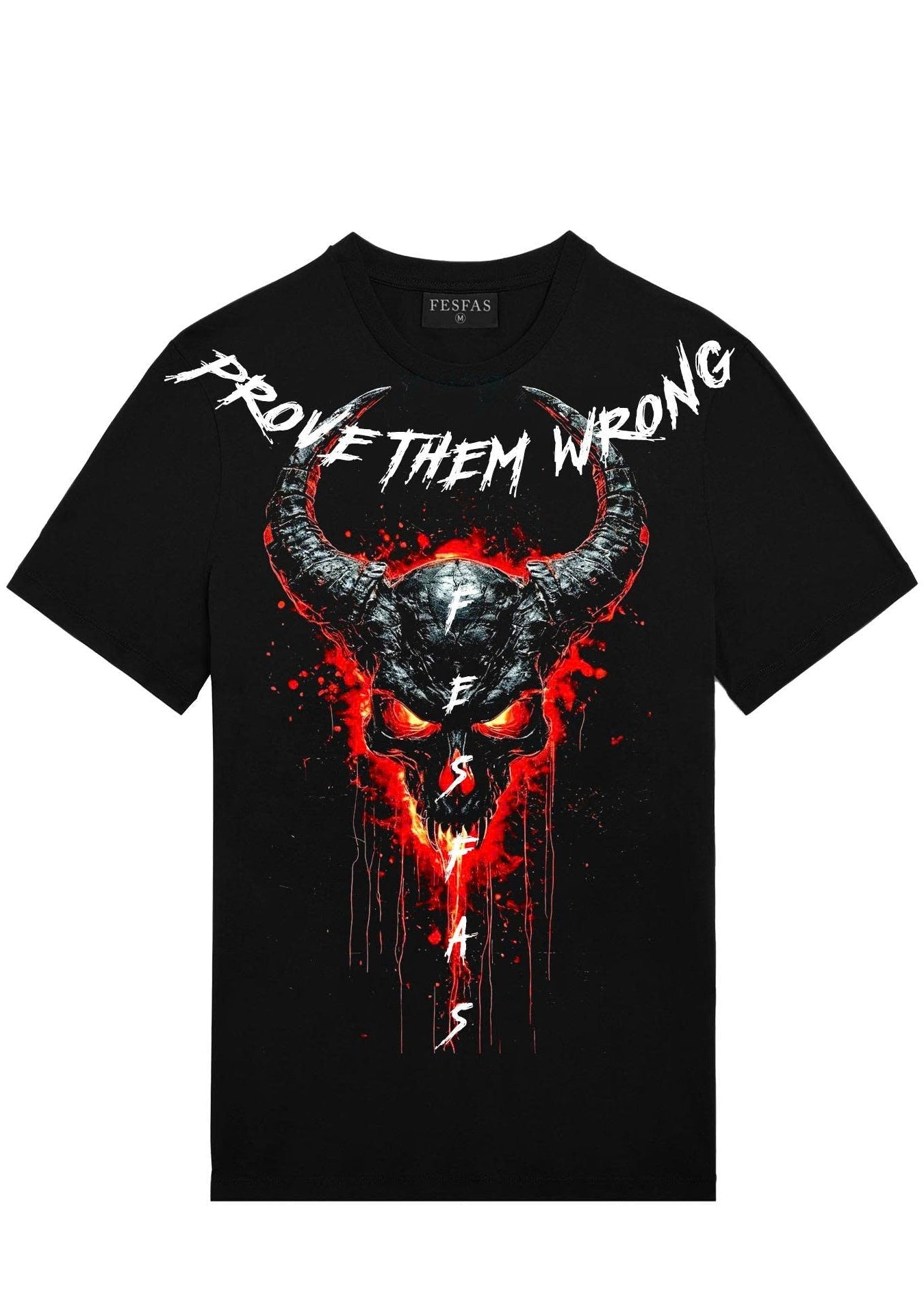 FesFas skull-print T-shirt | Black | Men