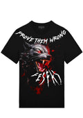 FesFas hyena-print T-shirt | Black