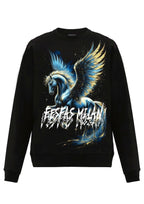 FesFas pegasus-print Sweatshirt | Black