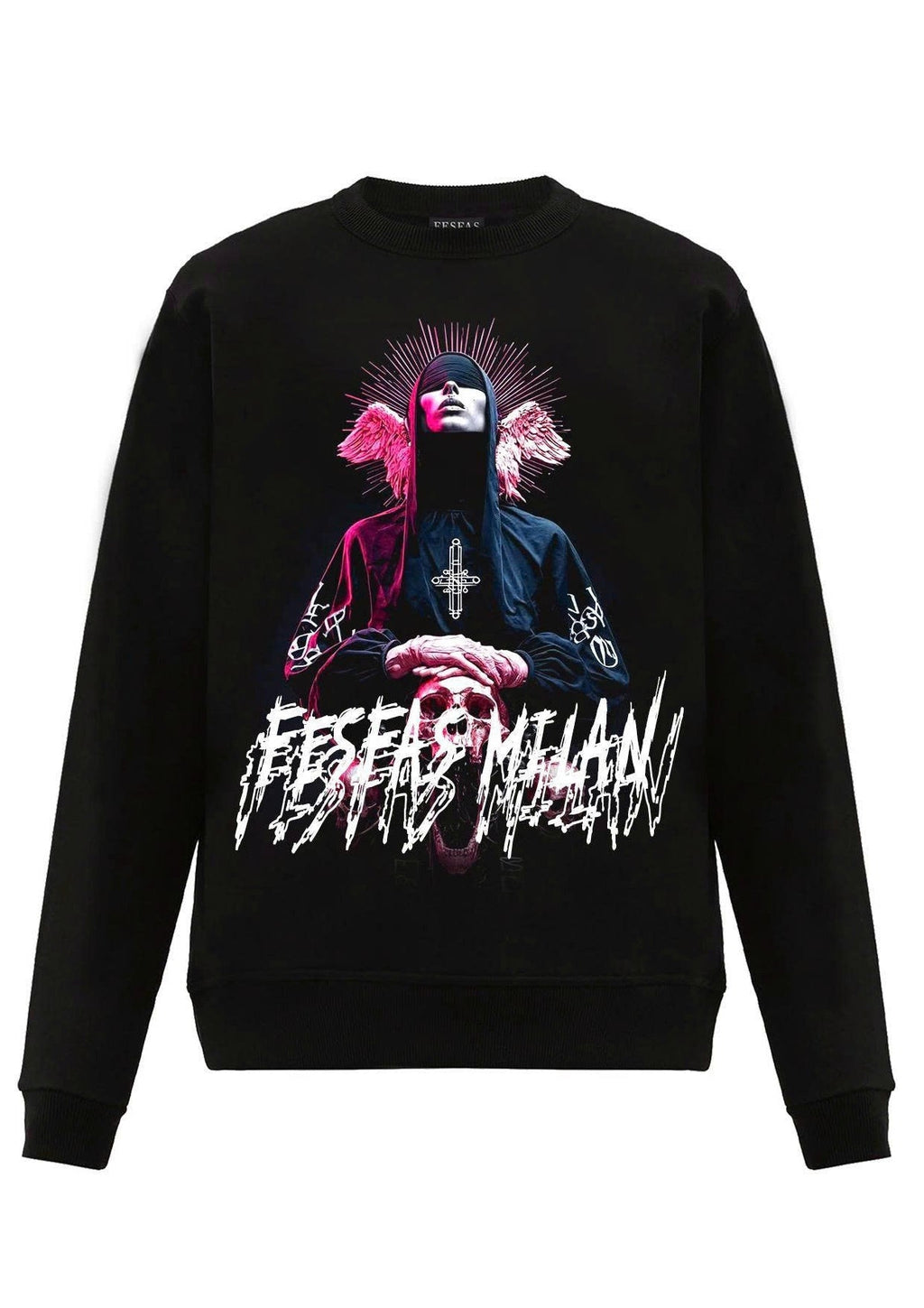 FesFas believer-print Sweatshirt | Black