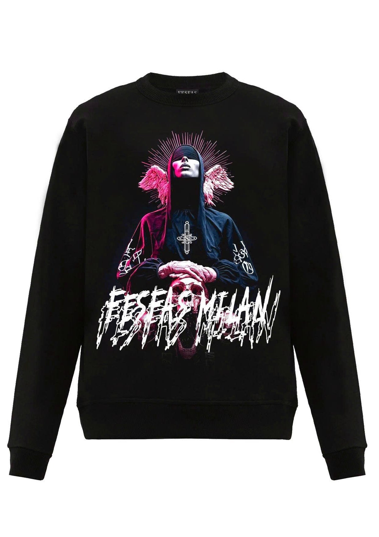 FesFas believer-print Sweatshirt | Black