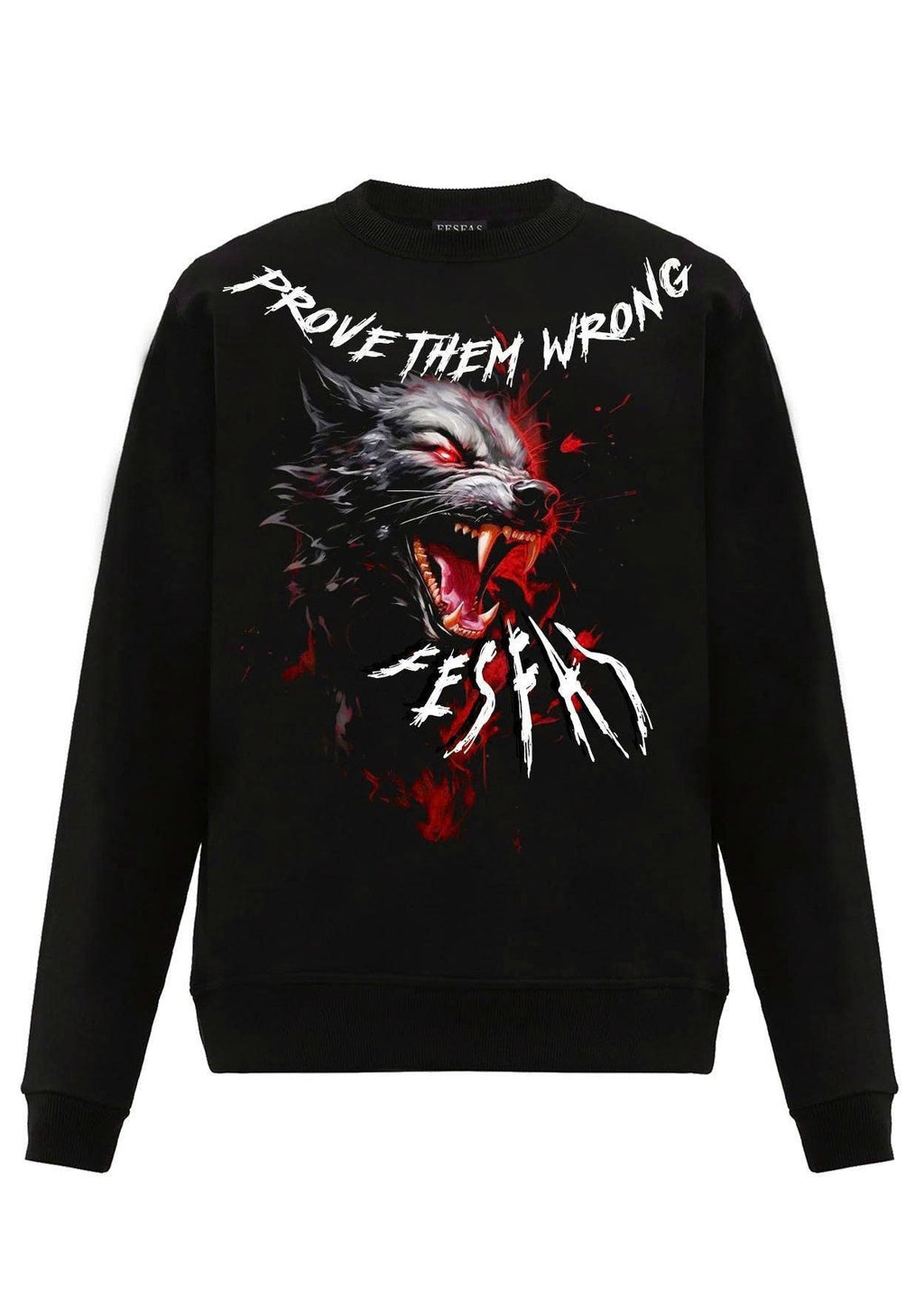 FesFas hyena-print Sweatshirt | Black