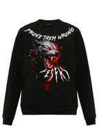 FesFas hyena-print Sweatshirt | Black