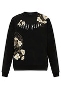 FesFas camelia flowers-print Sweatshirt | Black