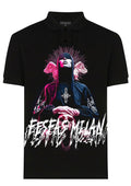 FesFas believer-print Polo Shirt | Black