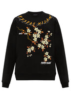 FesFas flowers-print Sweatshirt | Black