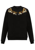 FesFas flowers-print Sweatshirt | Black