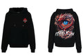 FesFas tattoos-print Hoodie | Black