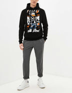 FesFas cartoon-print Hoodie | Black