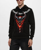 FesFas skull-print Hoodie | Black