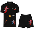 FesFas graphic-print Polo Set | Men | Black