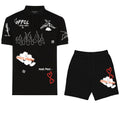 FesFas graphic-print Polo Set | Men | Black