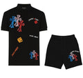 FesFas graphic-print Polo Set | Men | Black