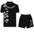 FesFas flowers-print Polo Set | Men | Black