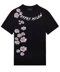FesFas flowers-print T-shirt | Black | Men