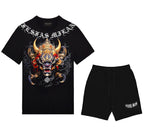 FesFas dragon-print T-shirt Set | Black