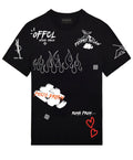 FesFas graphic-print T-shirt | Black | Men