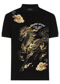 FesFas horse-print Polo Shirt | Black