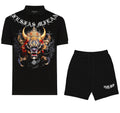 FesFas dragon-print Polo Set | Black