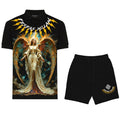 FesFas angel-print Polo Set | Men | Black
