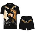 FesFas graphic-print Polo Set | Black