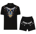 FesFas blue lion-print Polo Set | Men | Black
