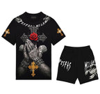 FesFas scorpion-print T-shirt Set | Black
